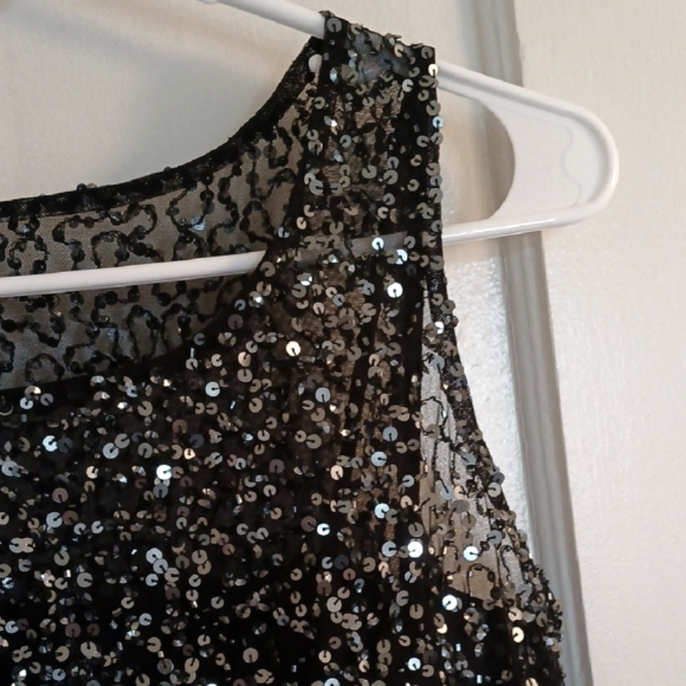 Adrianna Papell Sequin Coktail Dress - Picture 7 of 11